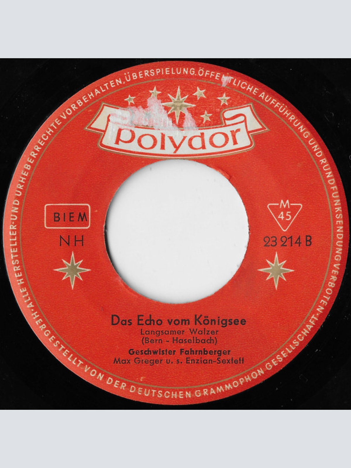 Vinyl / Geschwister Fahrnberger* - Wo Der Watzmann Grüßt