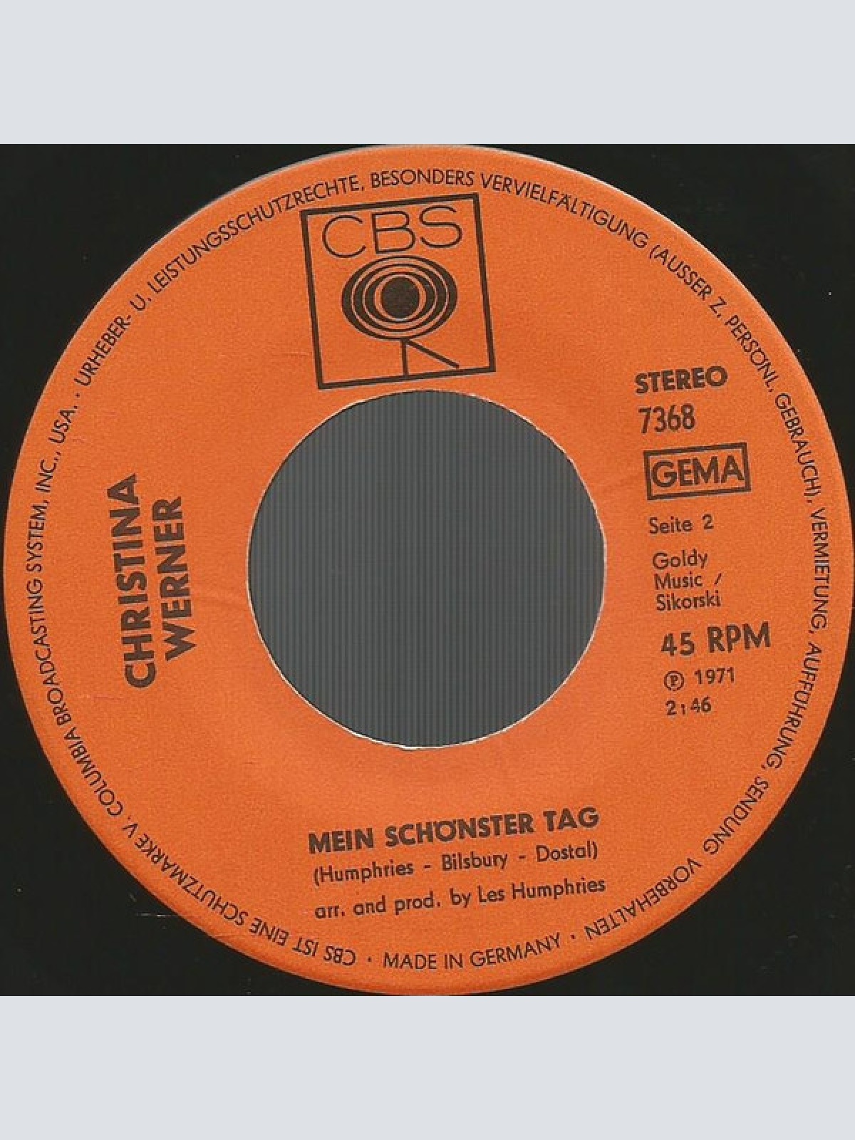 Vinyl / Christina Werner - Tweedle Dee Tweedle Dum