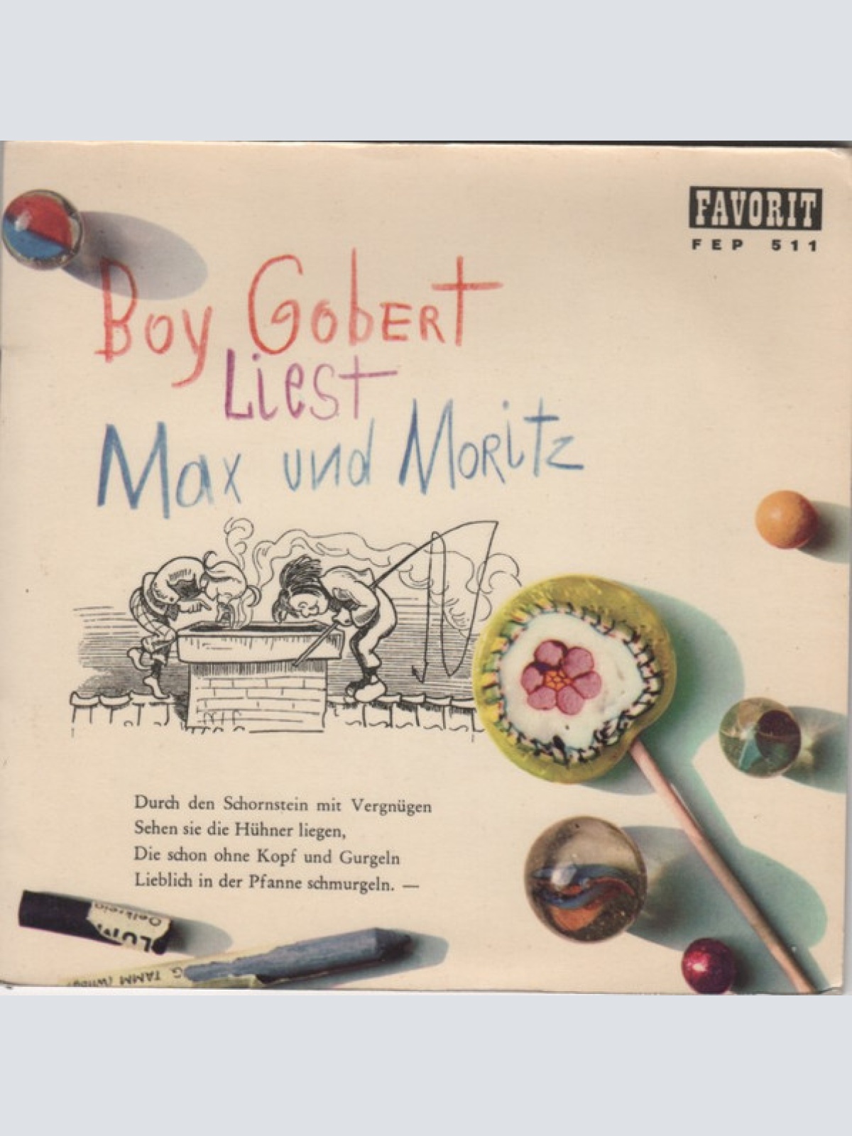 Vinyl / Boy Gobert Liest Wilhelm Busch - Max Und Moritz