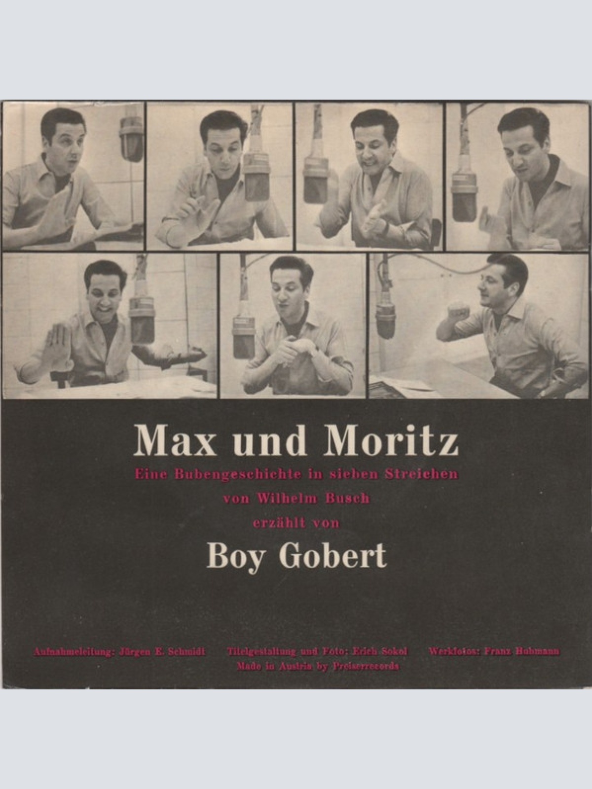 Vinyl / Boy Gobert Liest Wilhelm Busch - Max Und Moritz