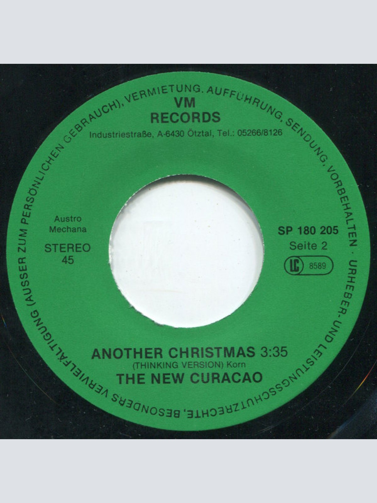 Vinyl / The New Curacao* - Another Christmas