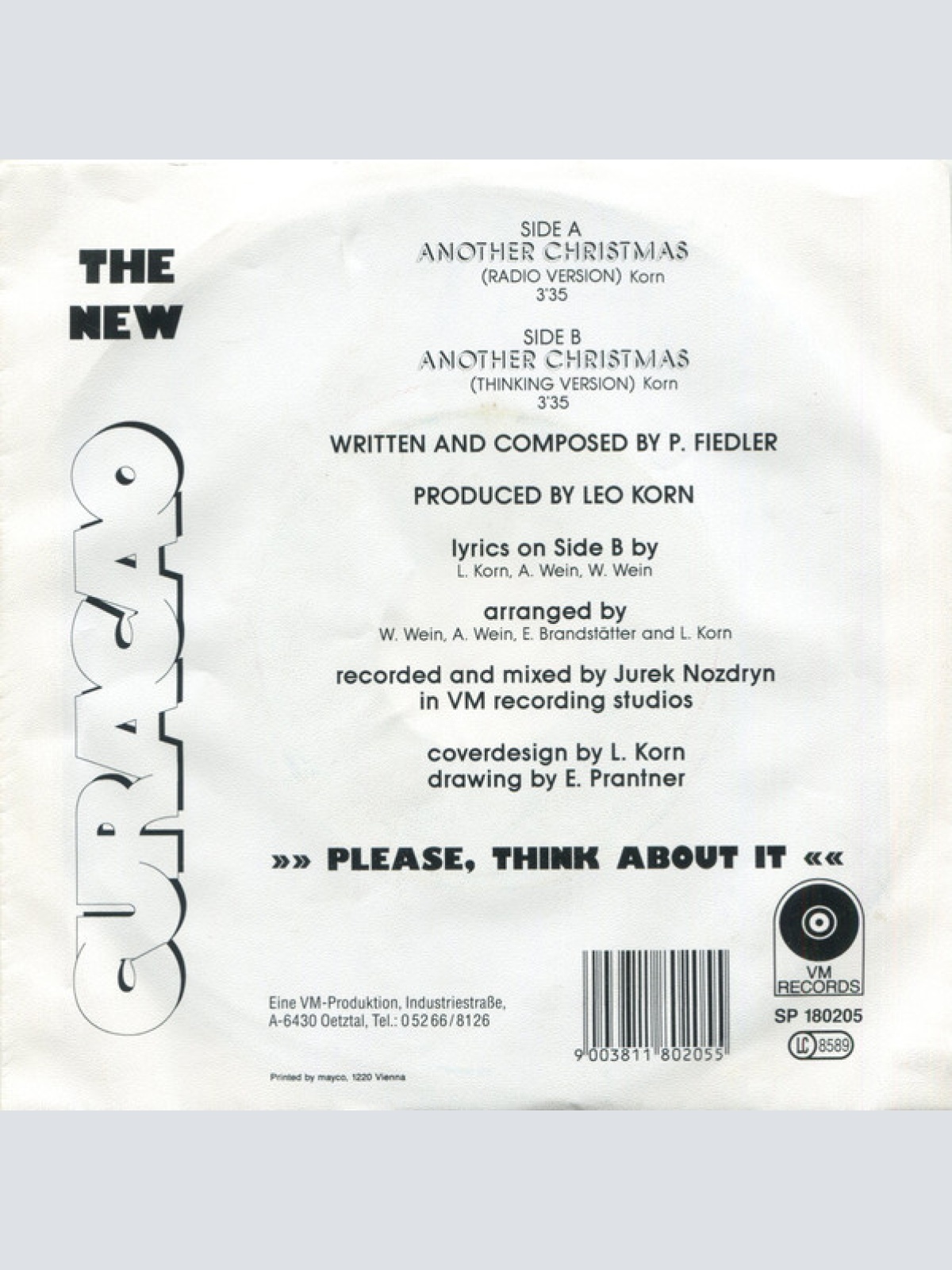 Vinyl / The New Curacao* - Another Christmas