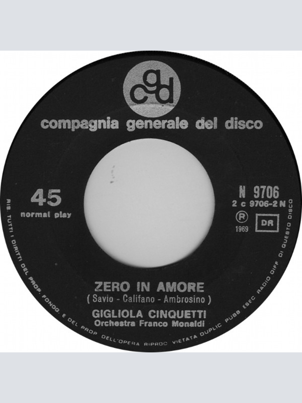 Vinyl / Gigliola Cinquetti - La Pioggia