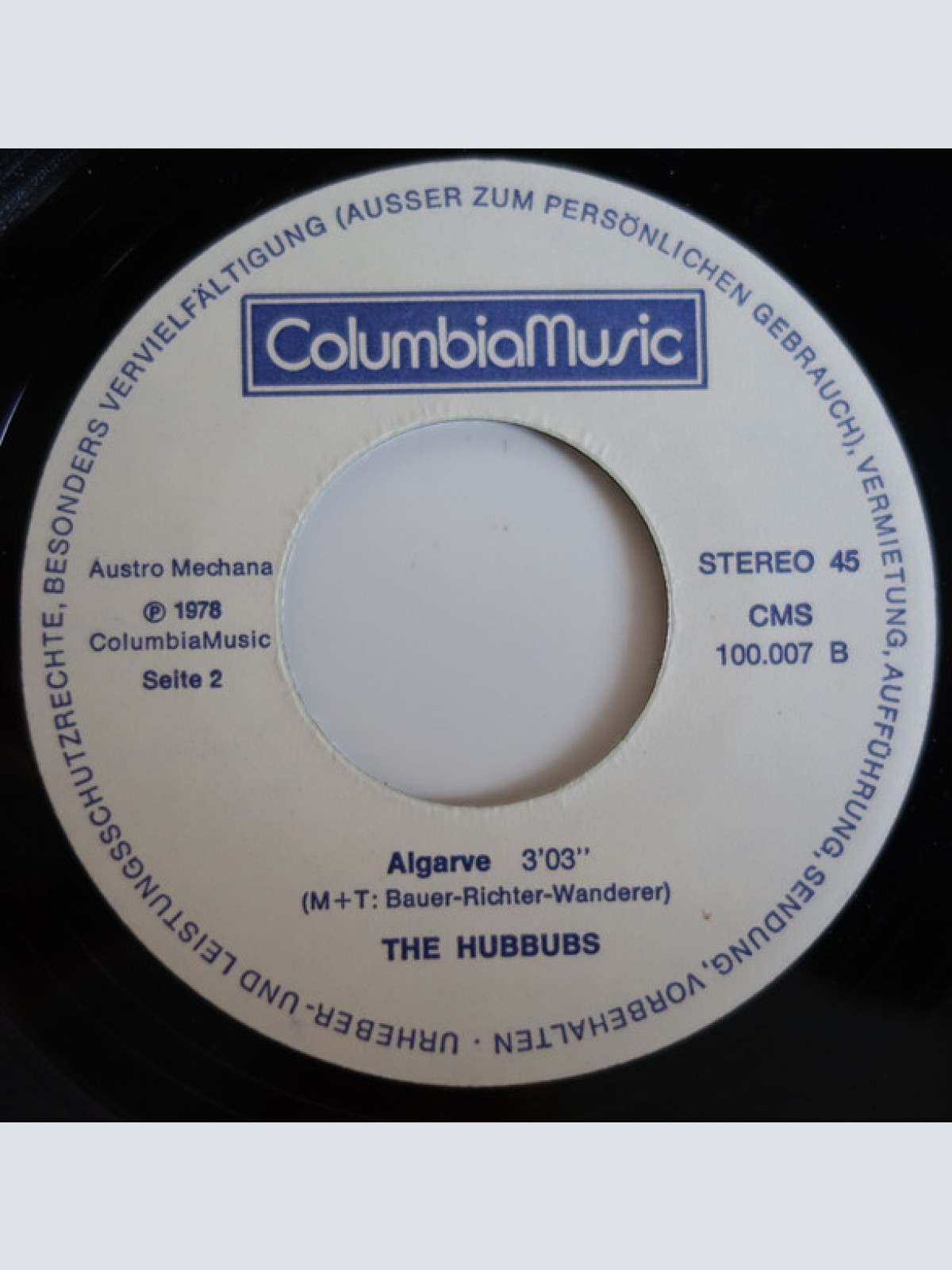 Vinyl / The Hubbubs - Madeira