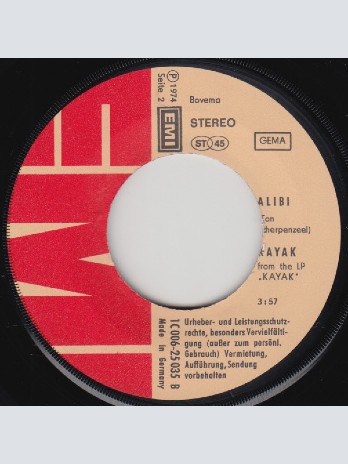 Vinyl / Kayak - Wintertime