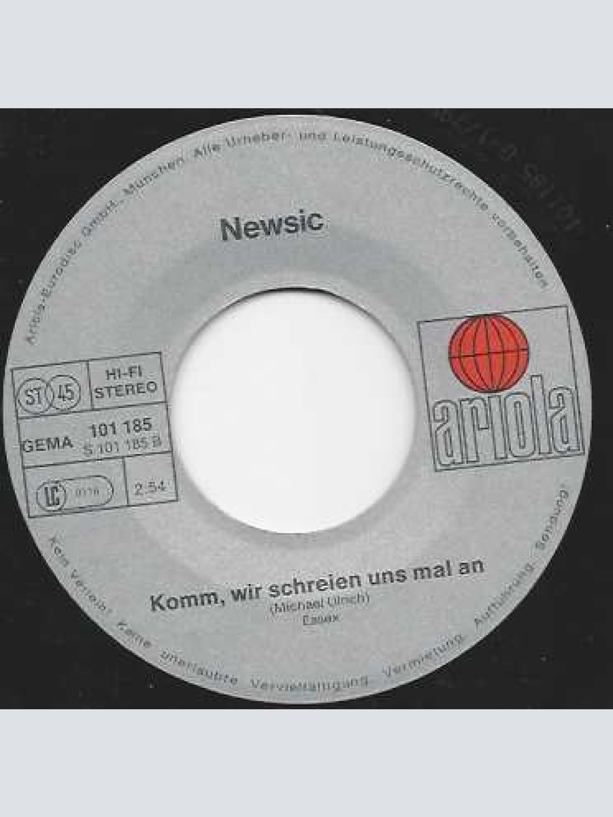 Vinyl / Newsic - Frei Sein / Komm, Wir Schreien Uns Mal An