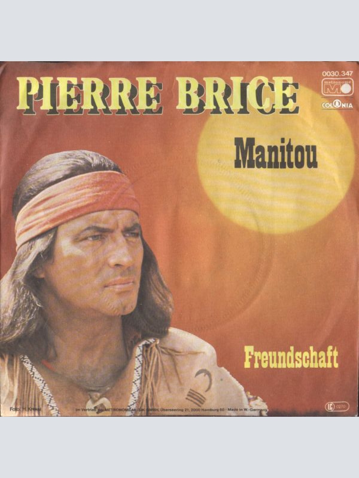 Vinyl / Pierre Brice - Manitou