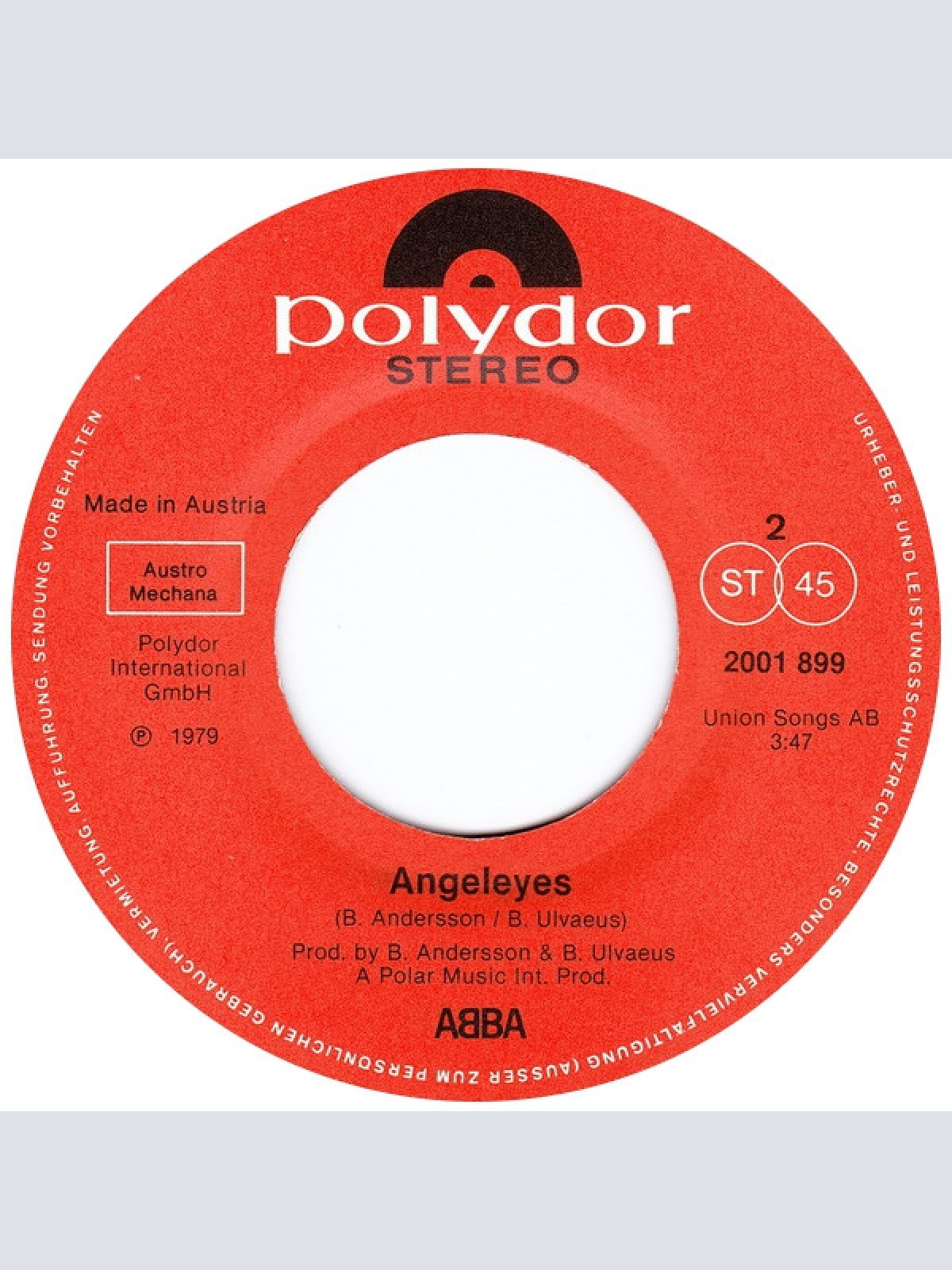 Vinyl / ABBA - Voulez-Vous / Angeleyes
