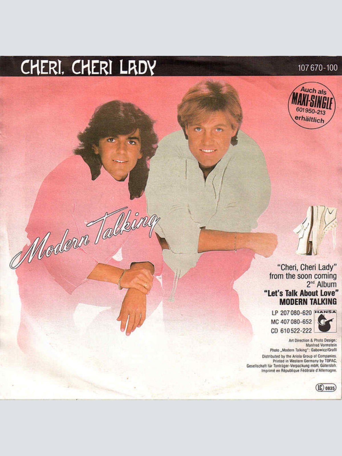 Vinyl / Modern Talking - Cheri, Cheri Lady