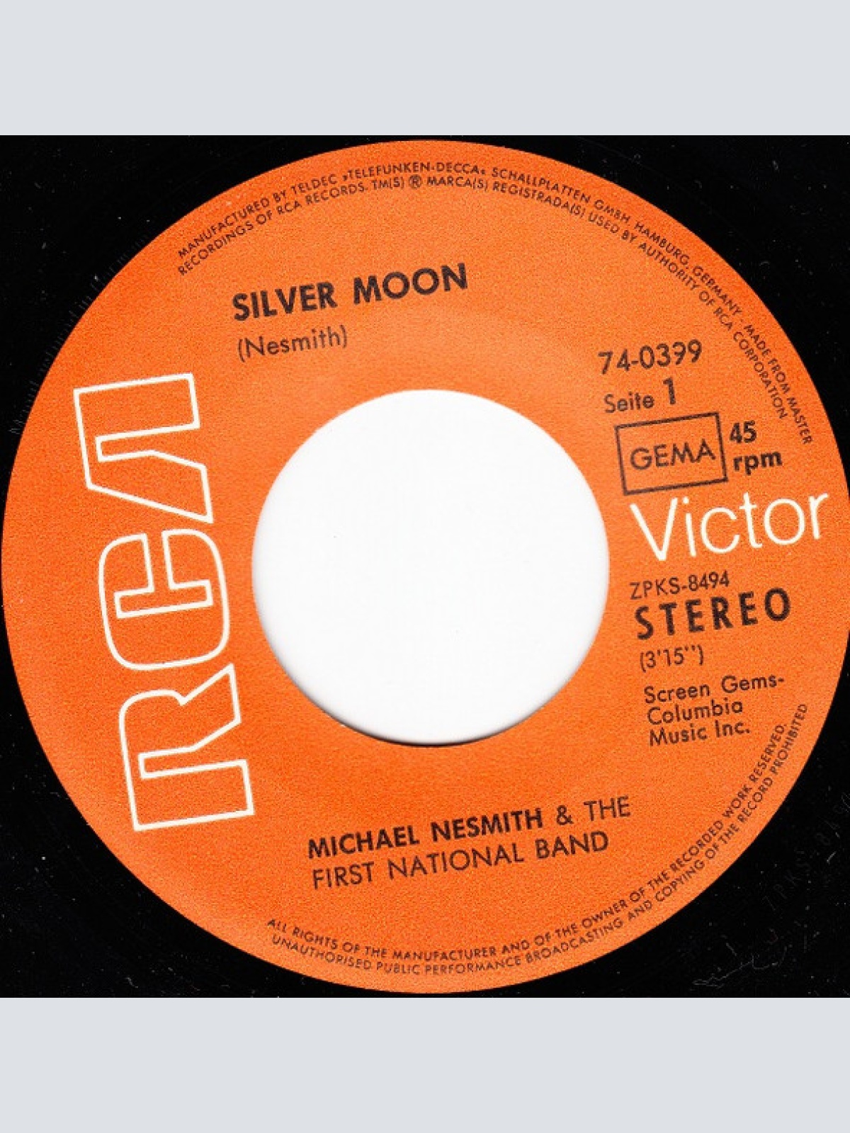 Vinyl / Michael Nesmith & The First National Band - Silver Moon