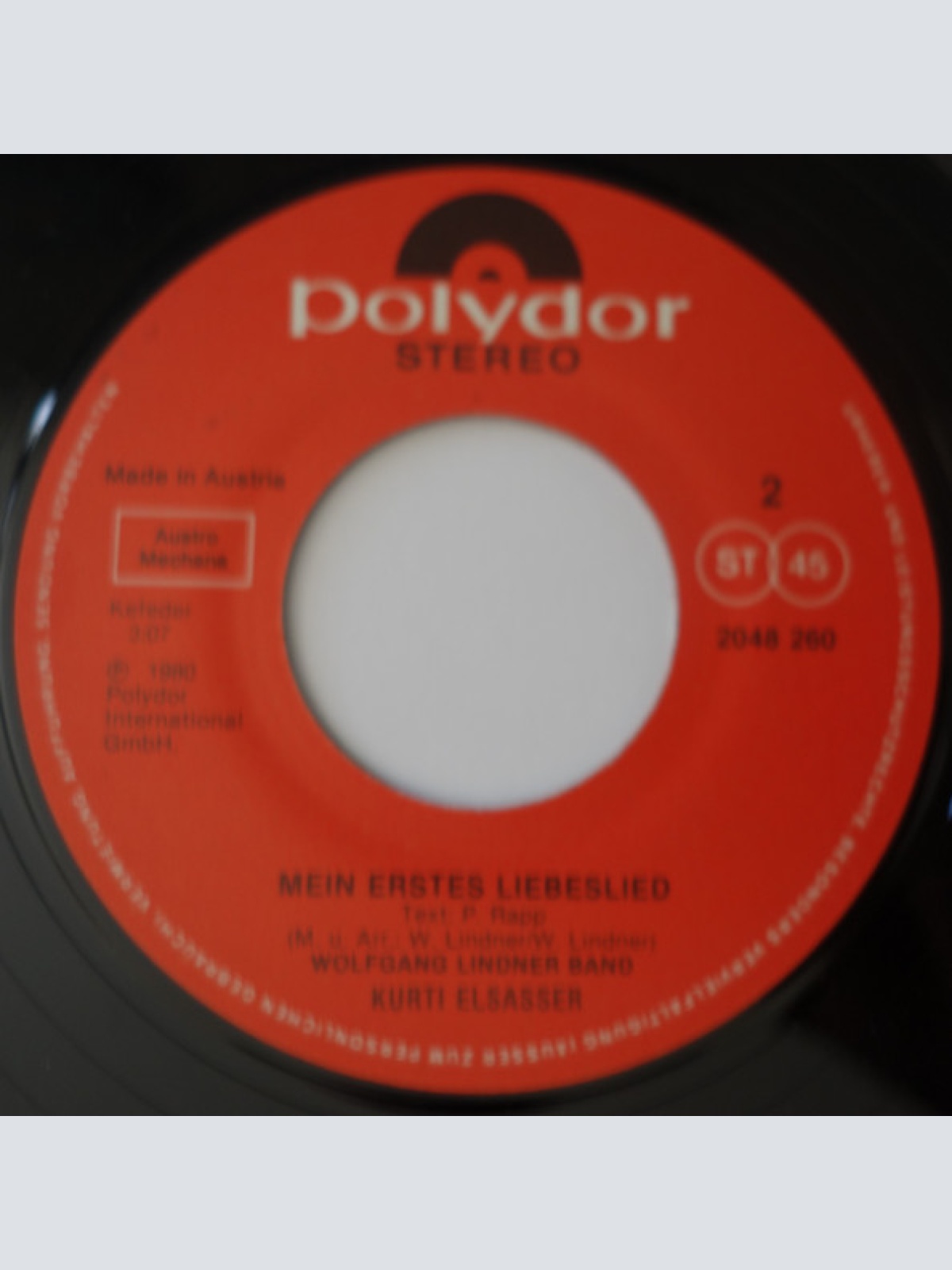 Vinyl / Kurt Elsasser - La Montanara