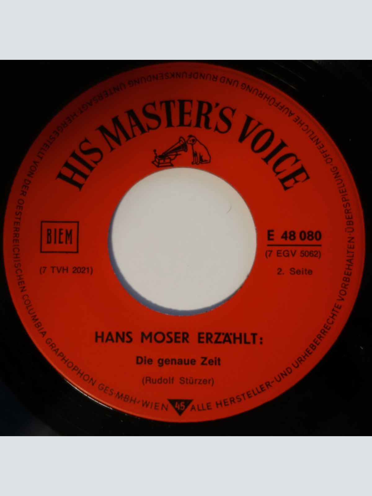 Vinyl / Hans Moser - Hans Moser Erzählt: Der Dienstmann - Die Genaue Zeit