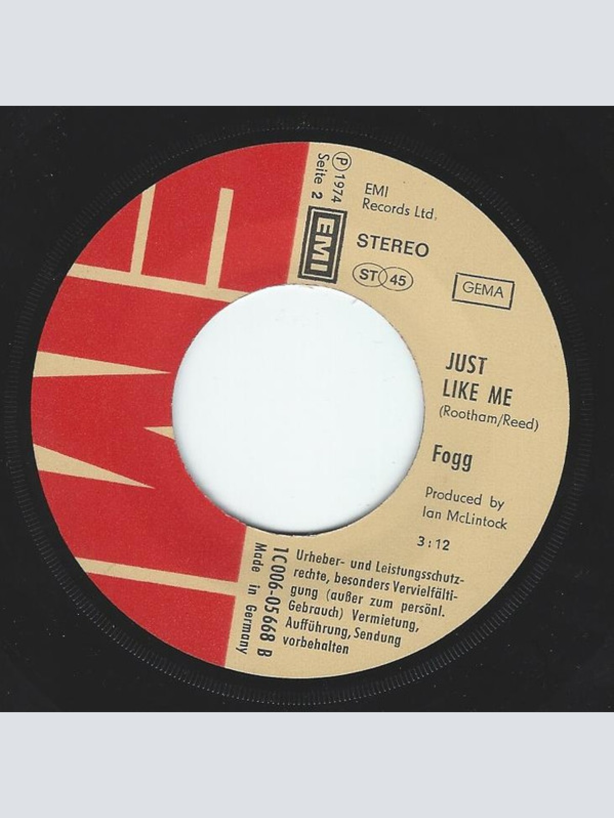 Vinyl / Fogg - Water In My Wine