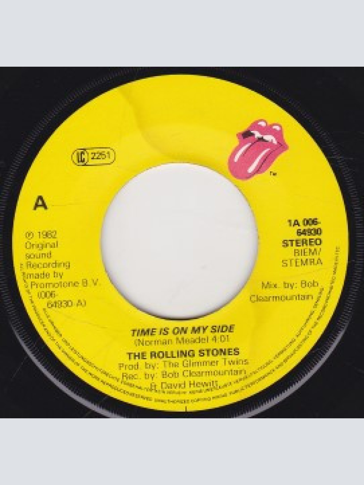 Vinyl / The Rolling Stones - Time Is On My Side (Live)