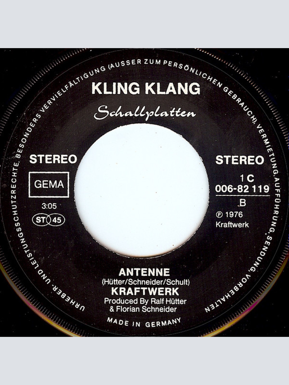 Vinyl / Kraftwerk - Radioaktivität