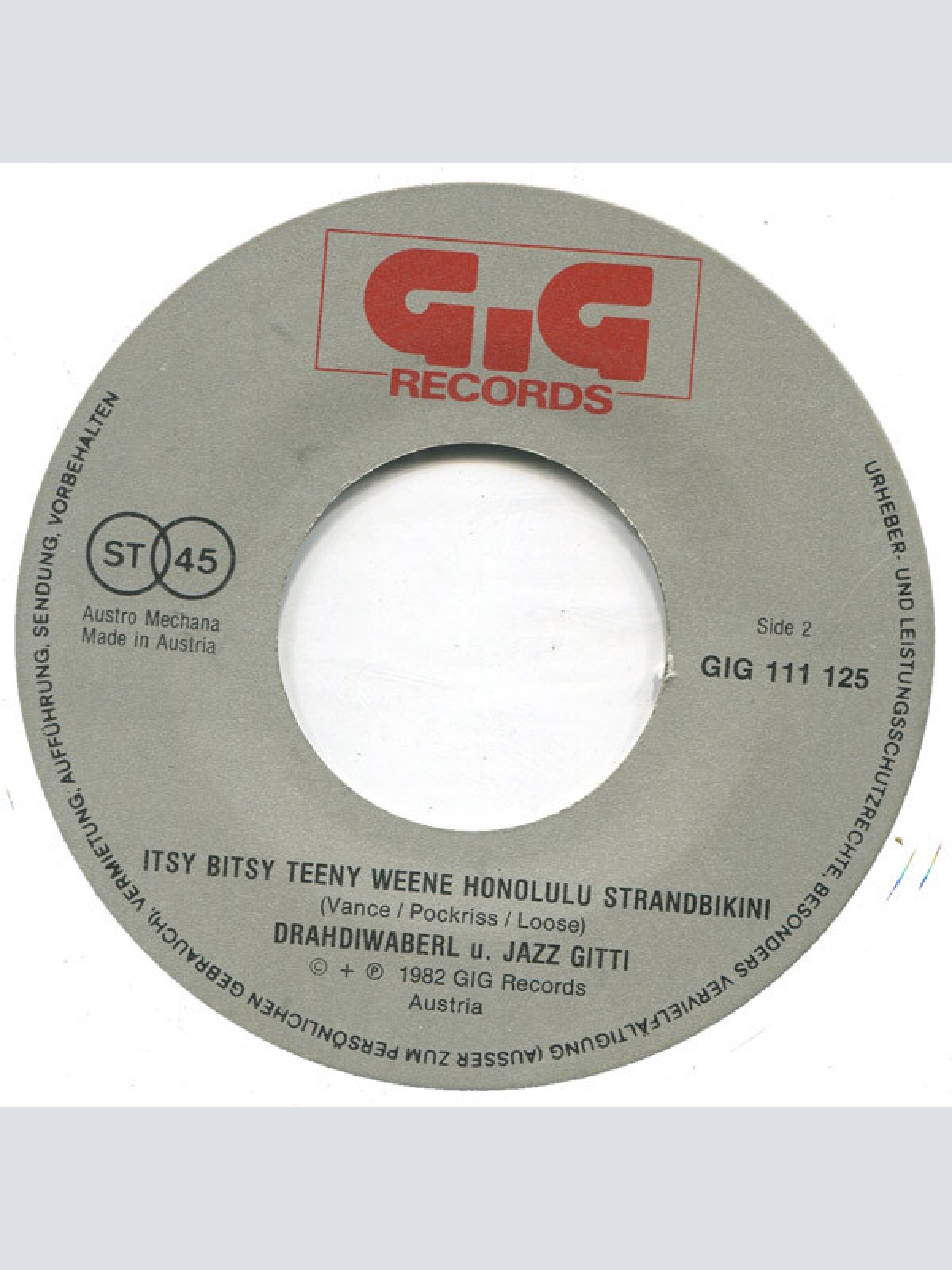 Vinyl / Lukas Resetarits + Drahdiwaberl / Drahdiwaberl - Lonely / Itsy Bitsy Teeny Weene Honolulu Strandbikini