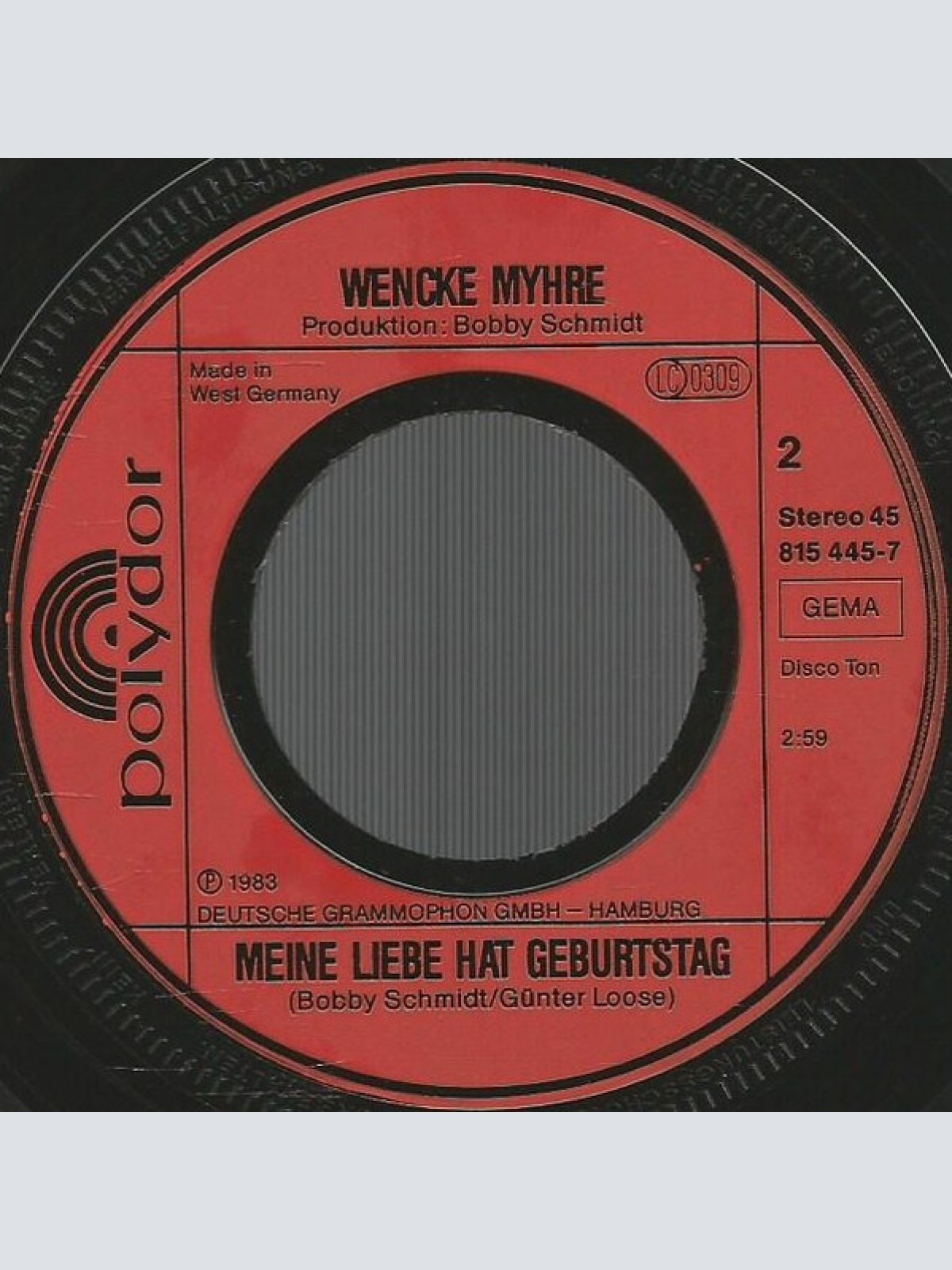 Vinyl / Wencke Myhre - In San Marino