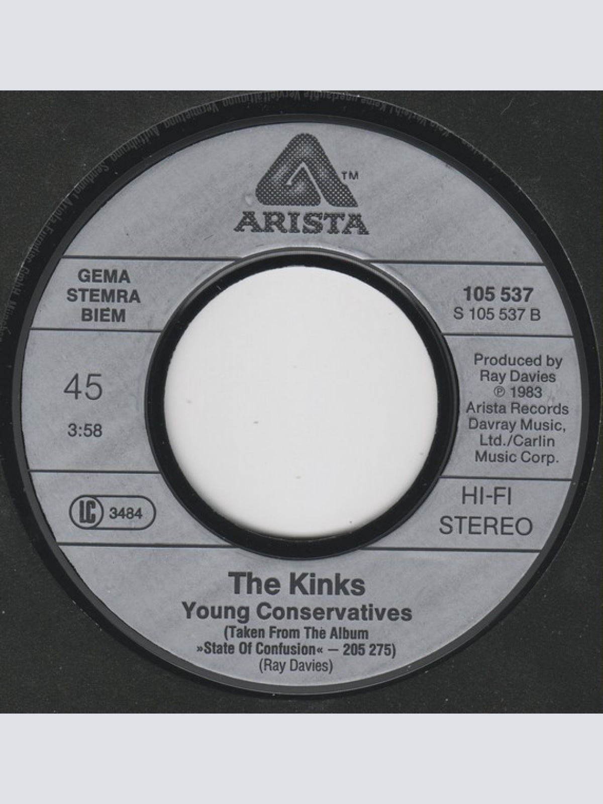 Vinyl / The Kinks - Don't Forget To Dance / Young Conservatives