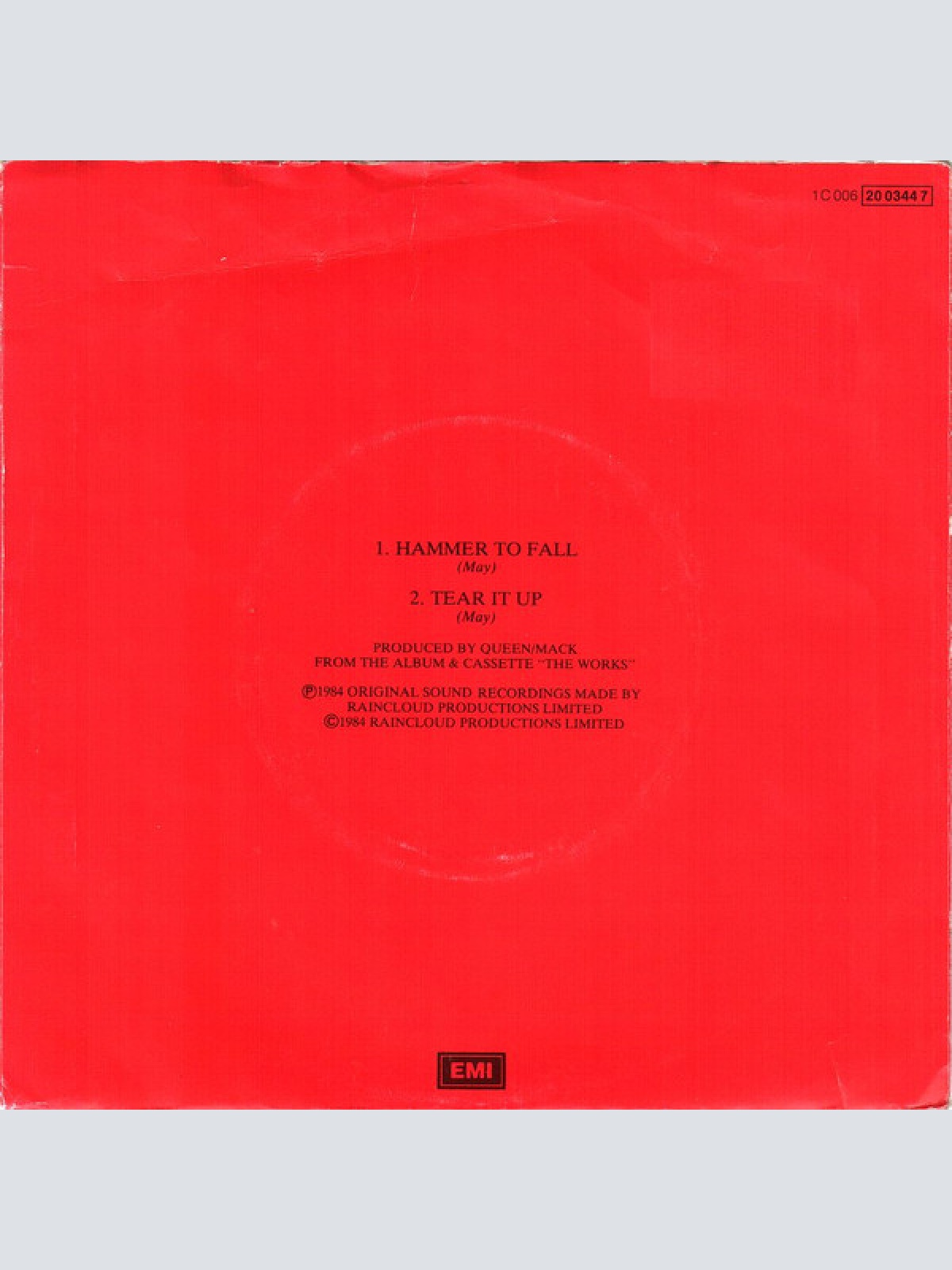 Vinyl / Queen - Hammer To Fall