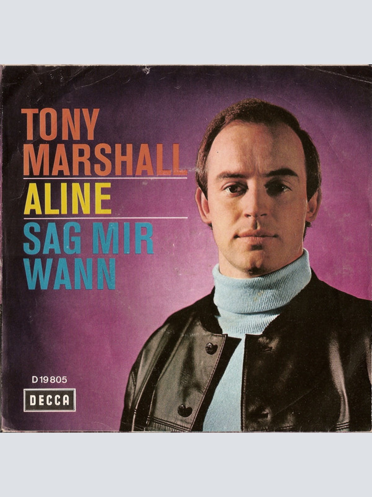 Vinyl / Tony Marshall - Aline / Sag Mir Wann