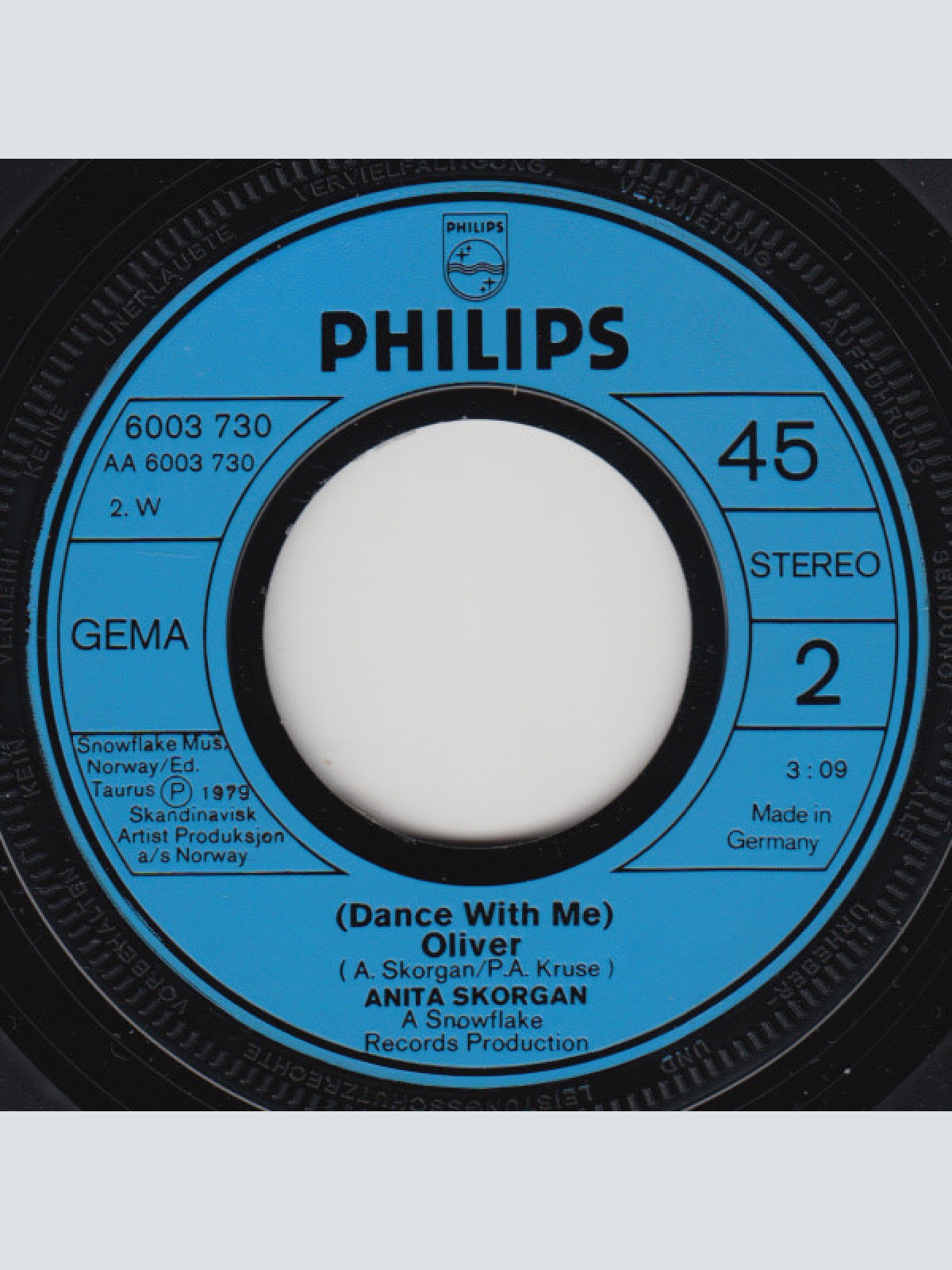 Vinyl / Anita Skorgan - (Tanz Mit Mir ) Oliver