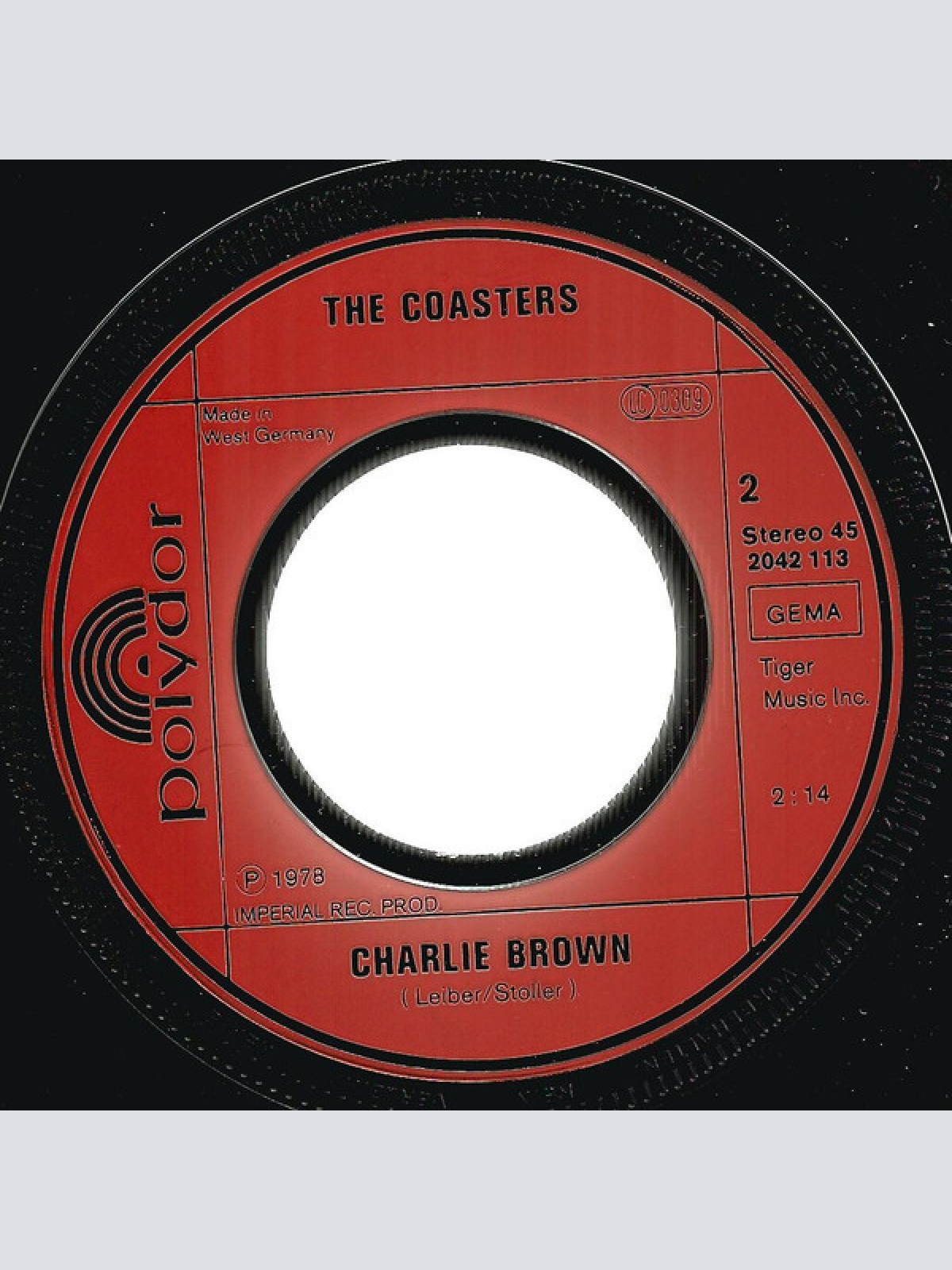 Vinyl / The Coasters - Yackety Yack / Charlie Brown