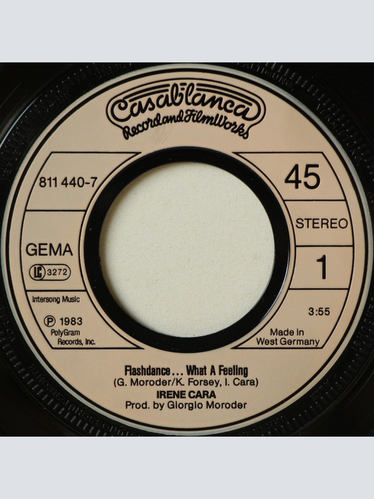 Vinyl / Irene Cara - Flashdance... What A Feeling