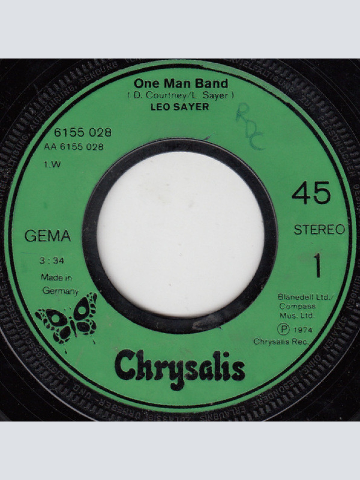 Vinyl / Leo Sayer - One Man Band