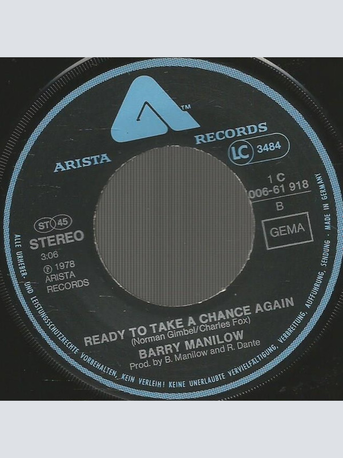 Vinyl / Barry Manilow - Mandy