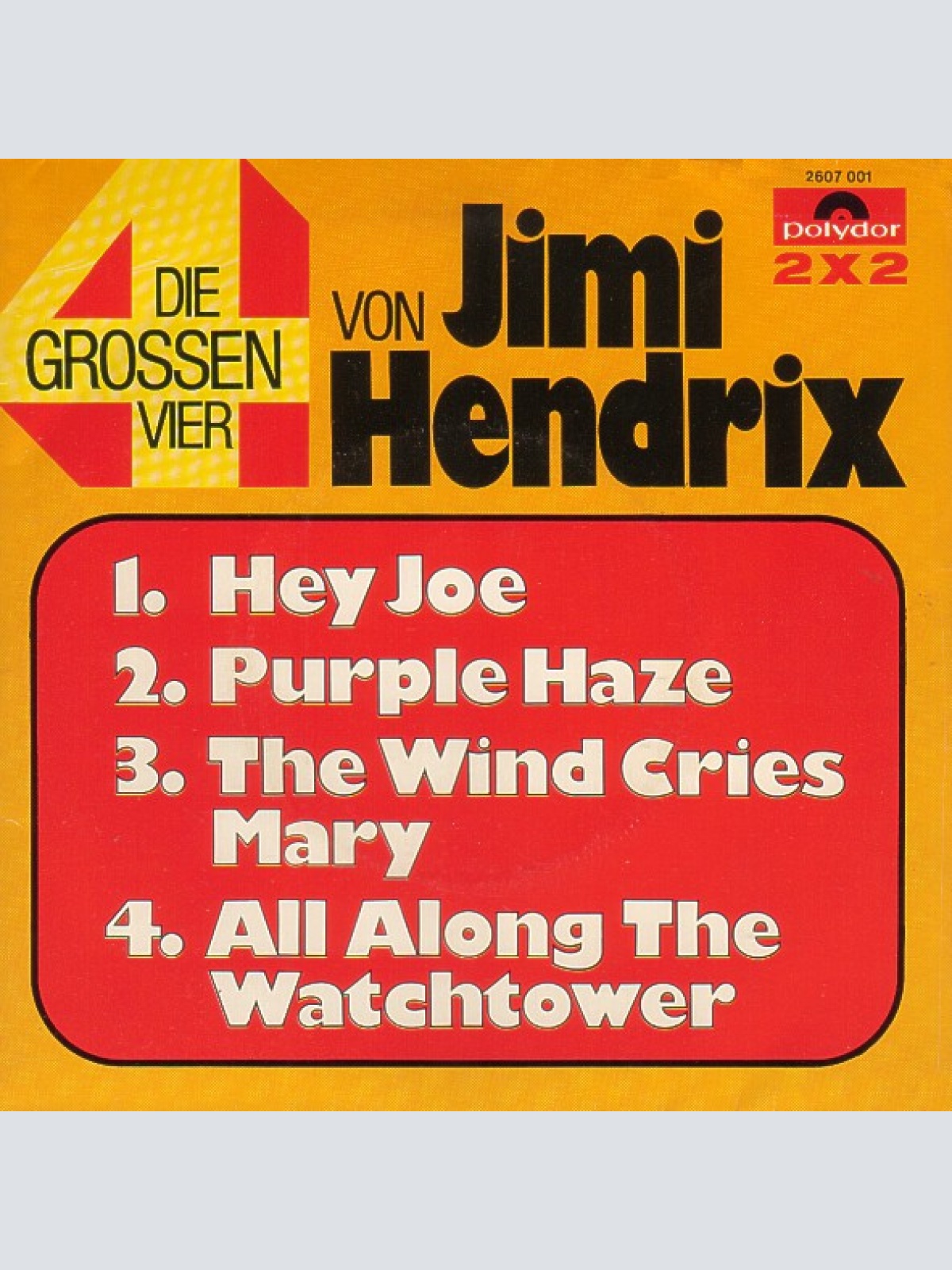 Vinyl / Jimi Hendrix - Die Grossen Vier Von Jimi Hendrix