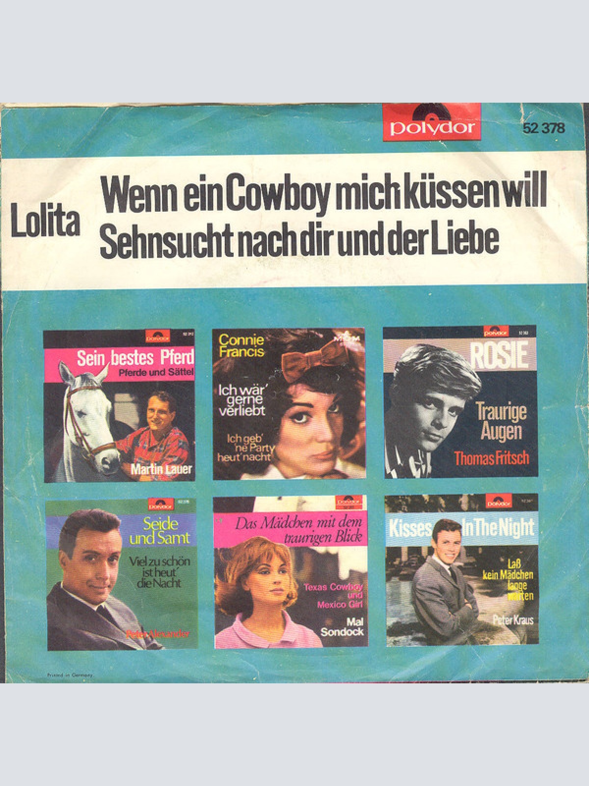 Vinyl / Lolita (3) - Wenn Ein Cowboy Mich Küssen Will