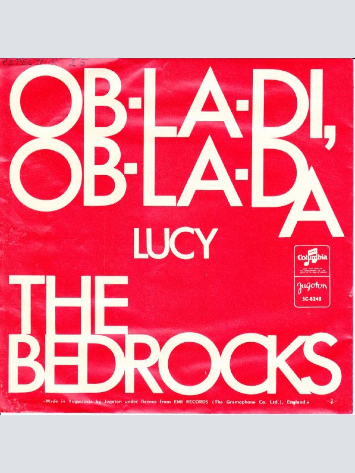 Vinyl / The Bedrocks - Ob-La-Di, Ob-La-Da