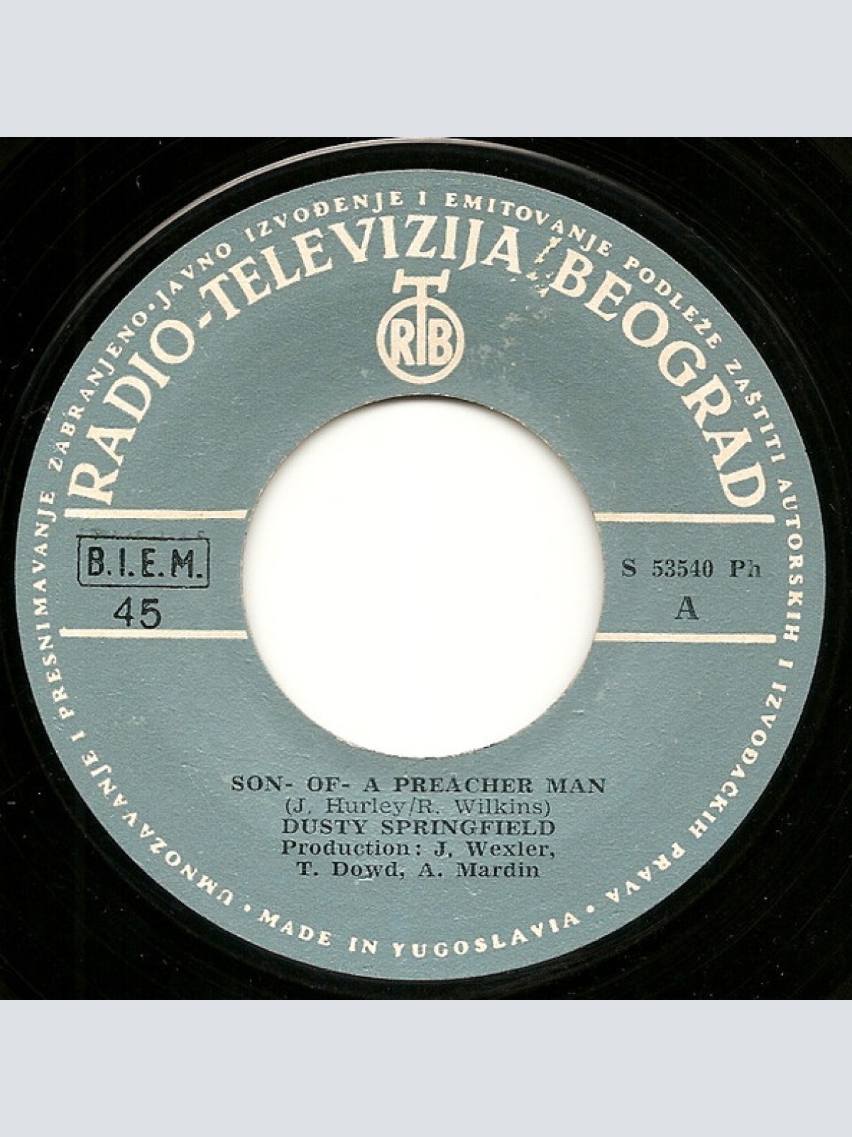 Vinyl / Dusty Springfield - Son-Of-A Preacher Man