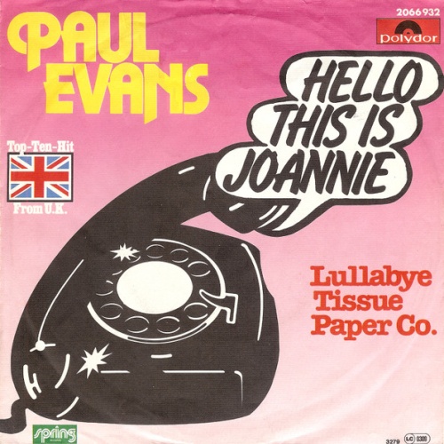 Vinyl / Paul Evans - Hello This Is Joannie
