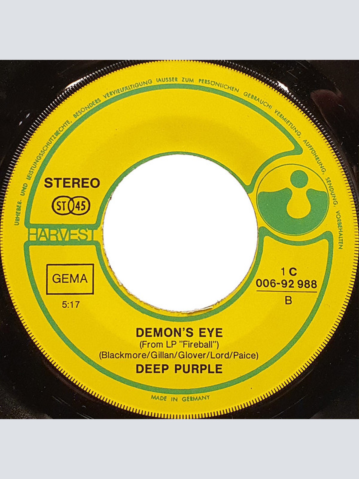 Vinyl / Deep Purple - Fireball