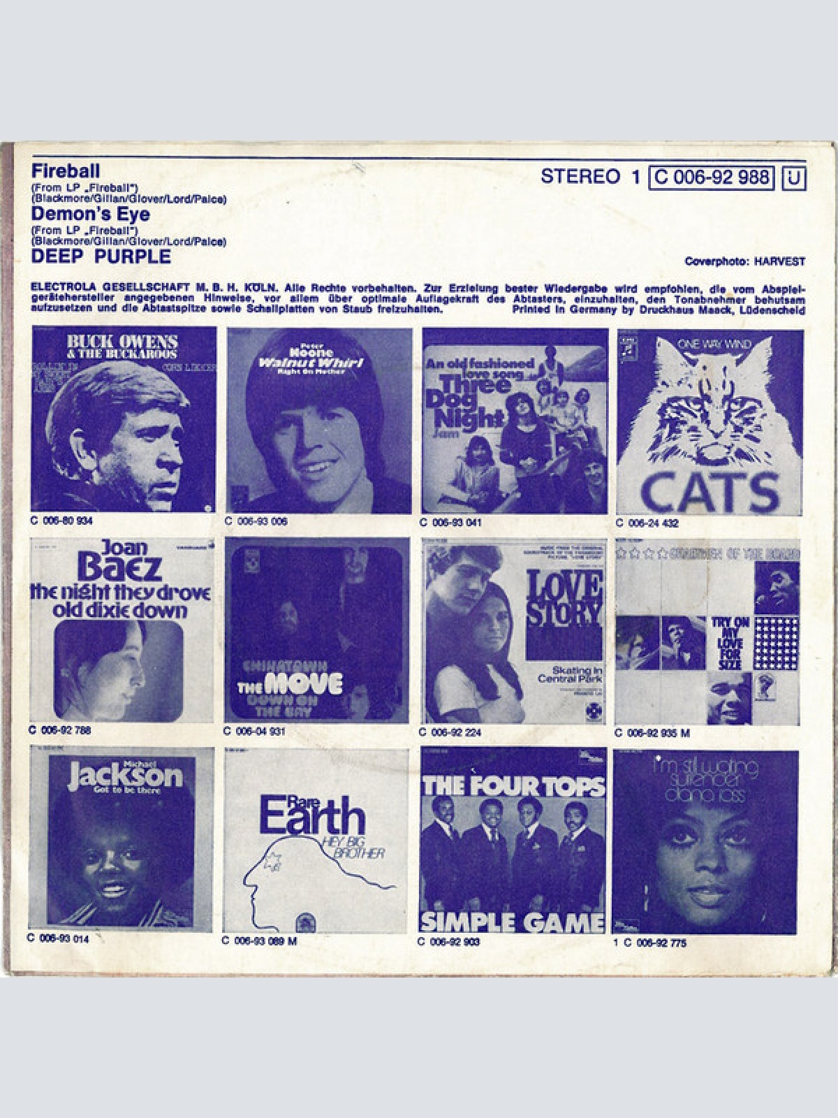 Vinyl / Deep Purple - Fireball