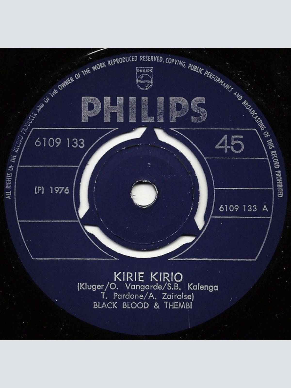 Vinyl / Black Blood (2) & Thembi - Kirie Kirio