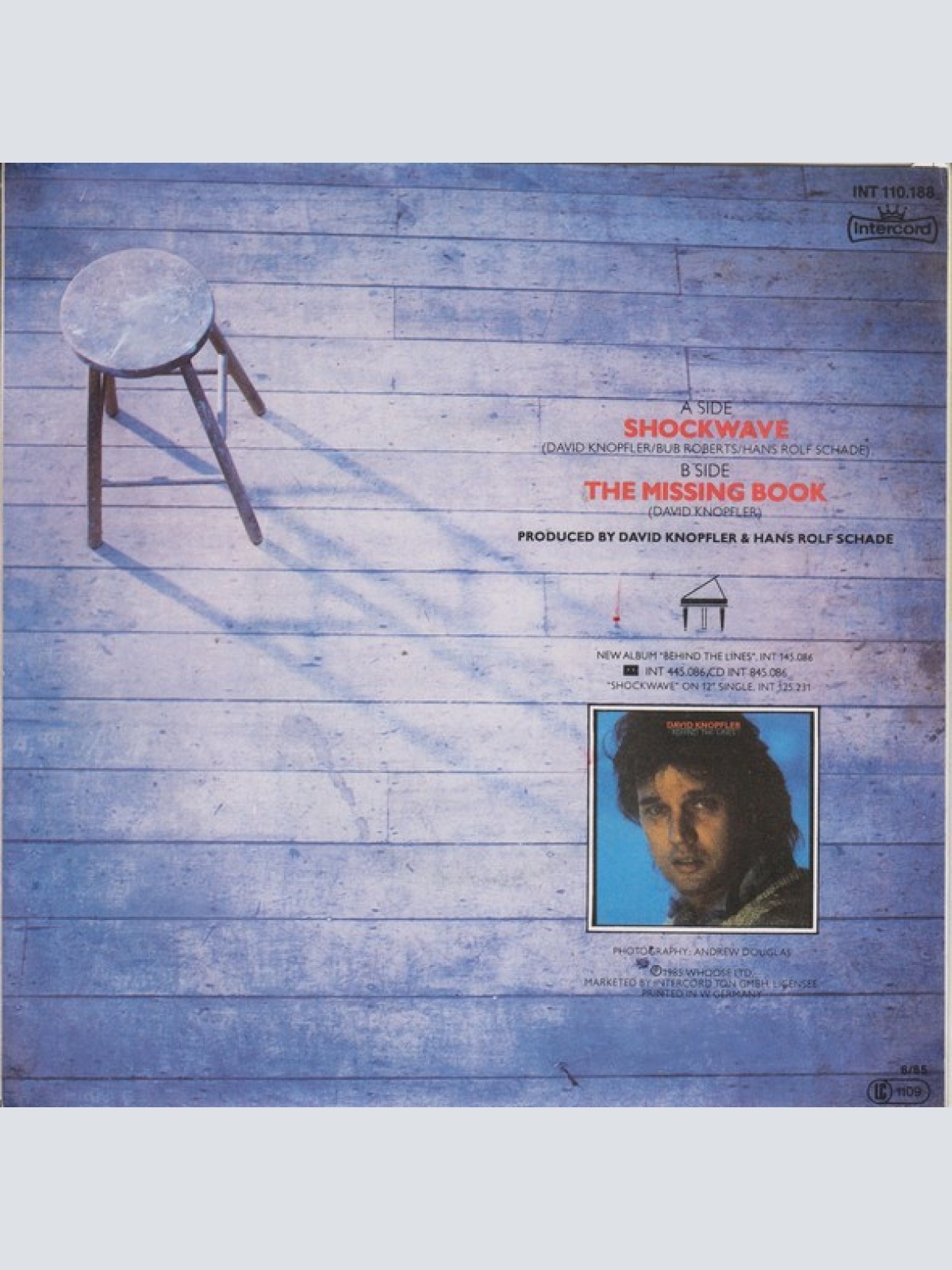 Vinyl / David Knopfler - Shockwave