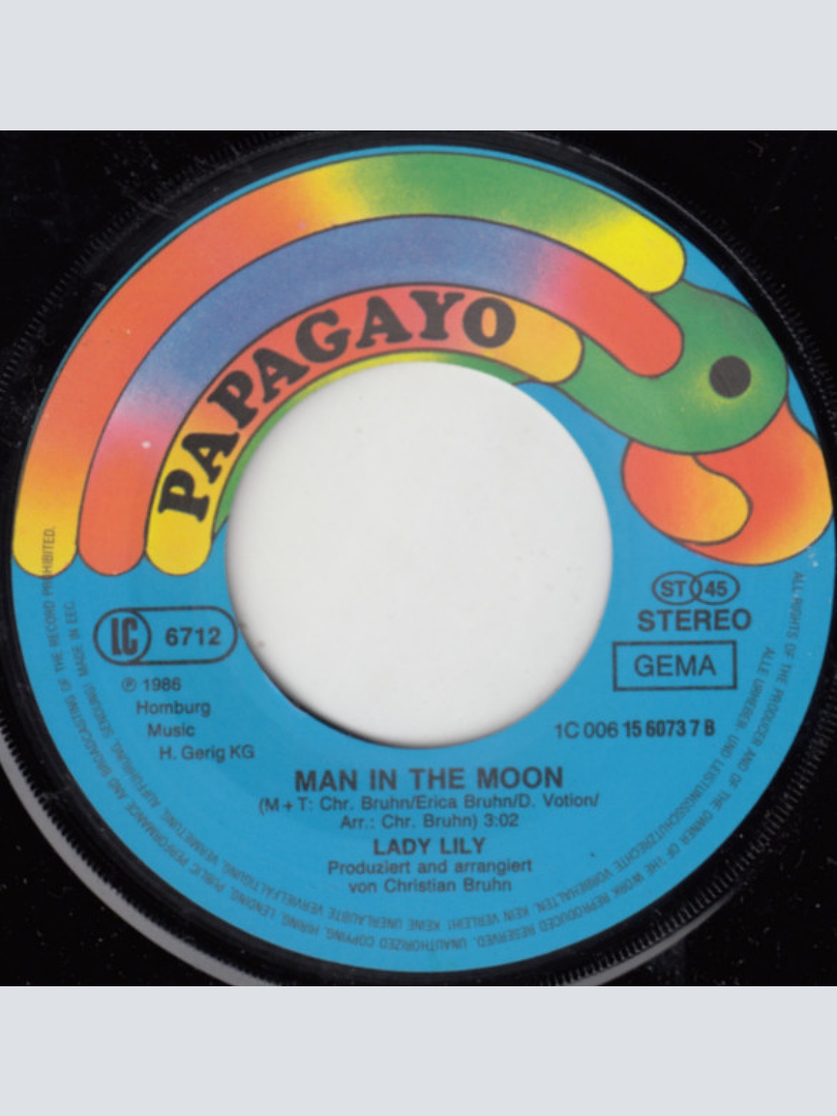 Vinyl / Lady Lily - Get Out Of My Life