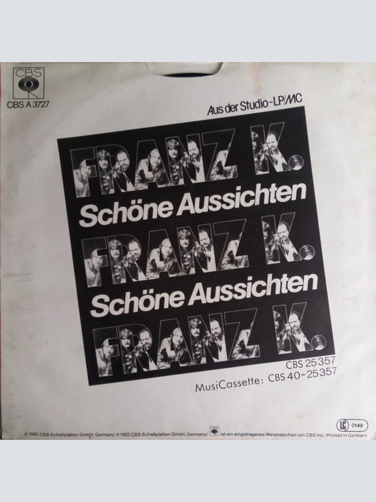 Vinyl / Franz K. - Es Ist Schon Hart