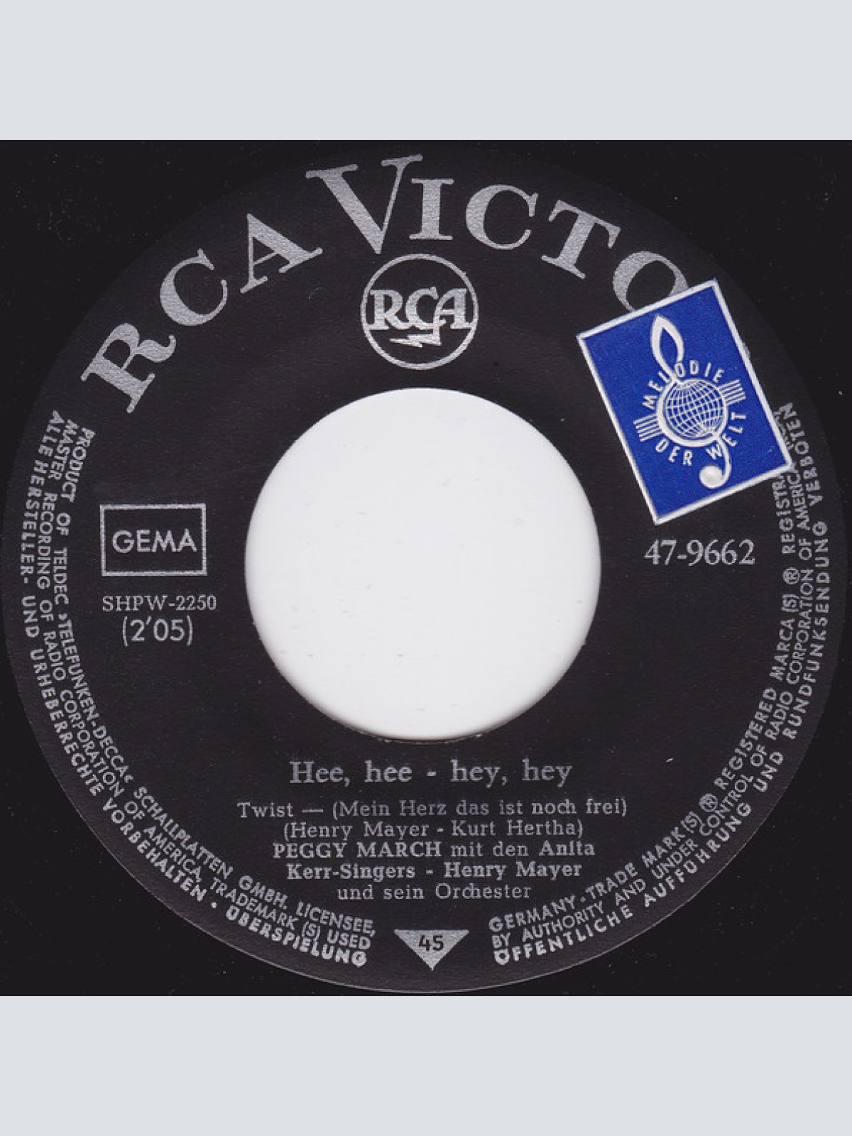 Vinyl / Peggy March - Die Schönen Stunden Gehen Schnell Vorbei