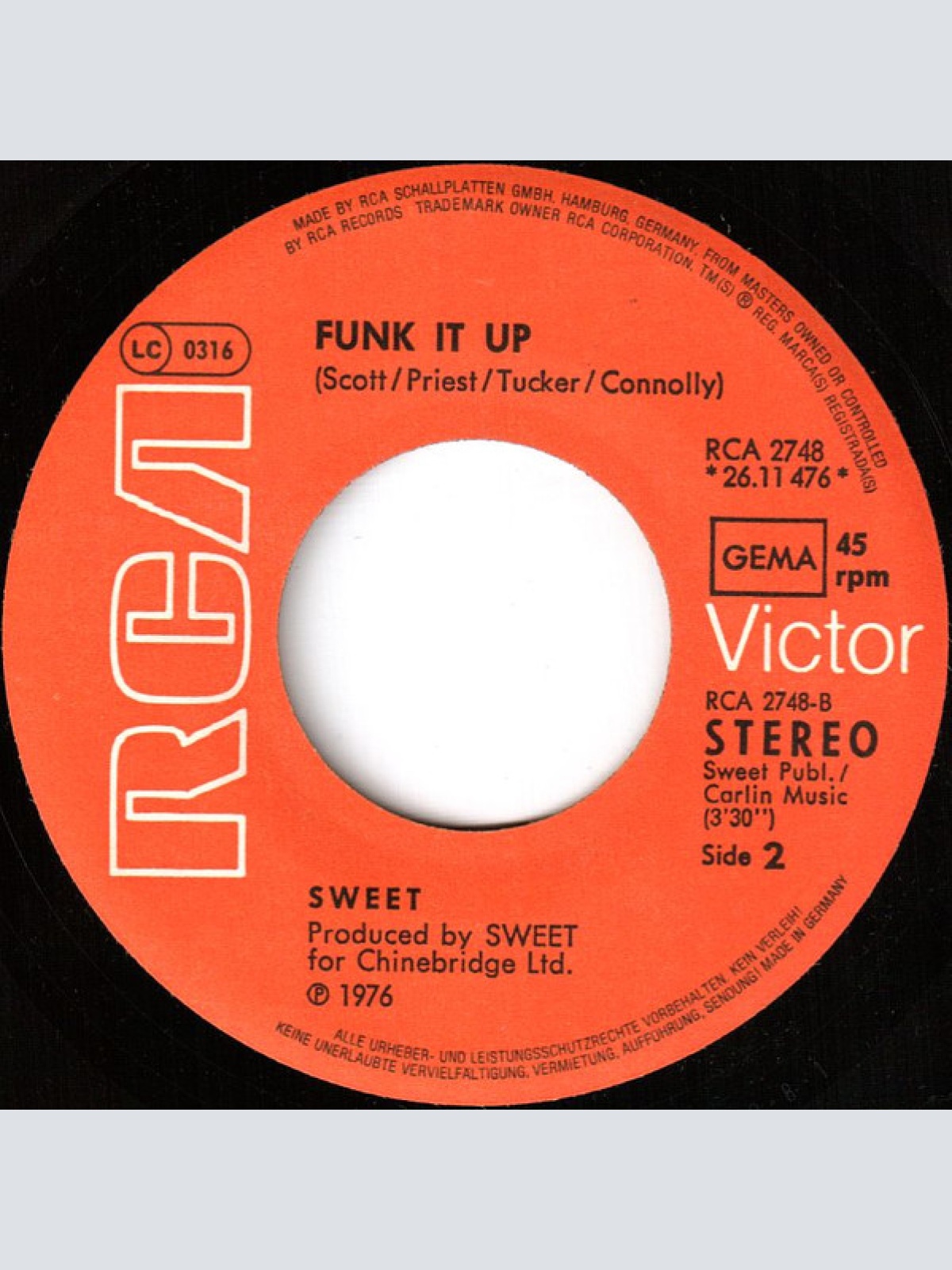 Vinyl / Sweet* - Lost Angels