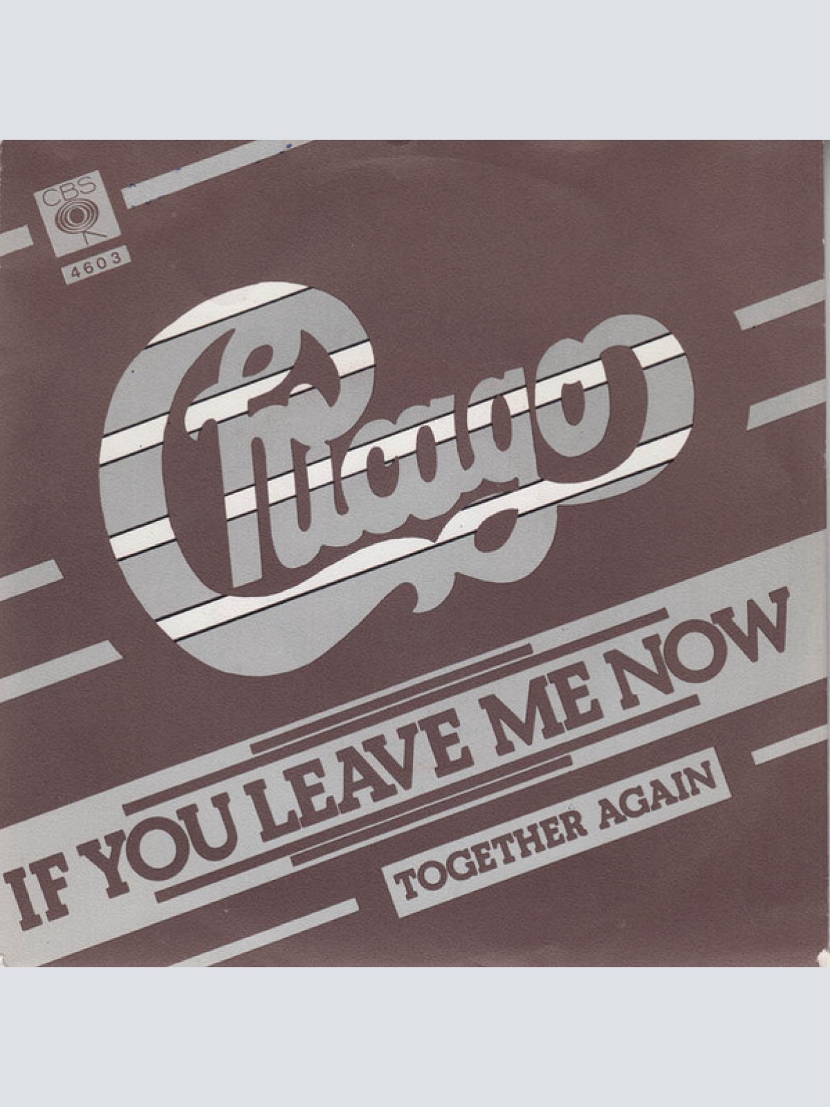 Vinyl / Chicago (2) - If You Leave Me Now