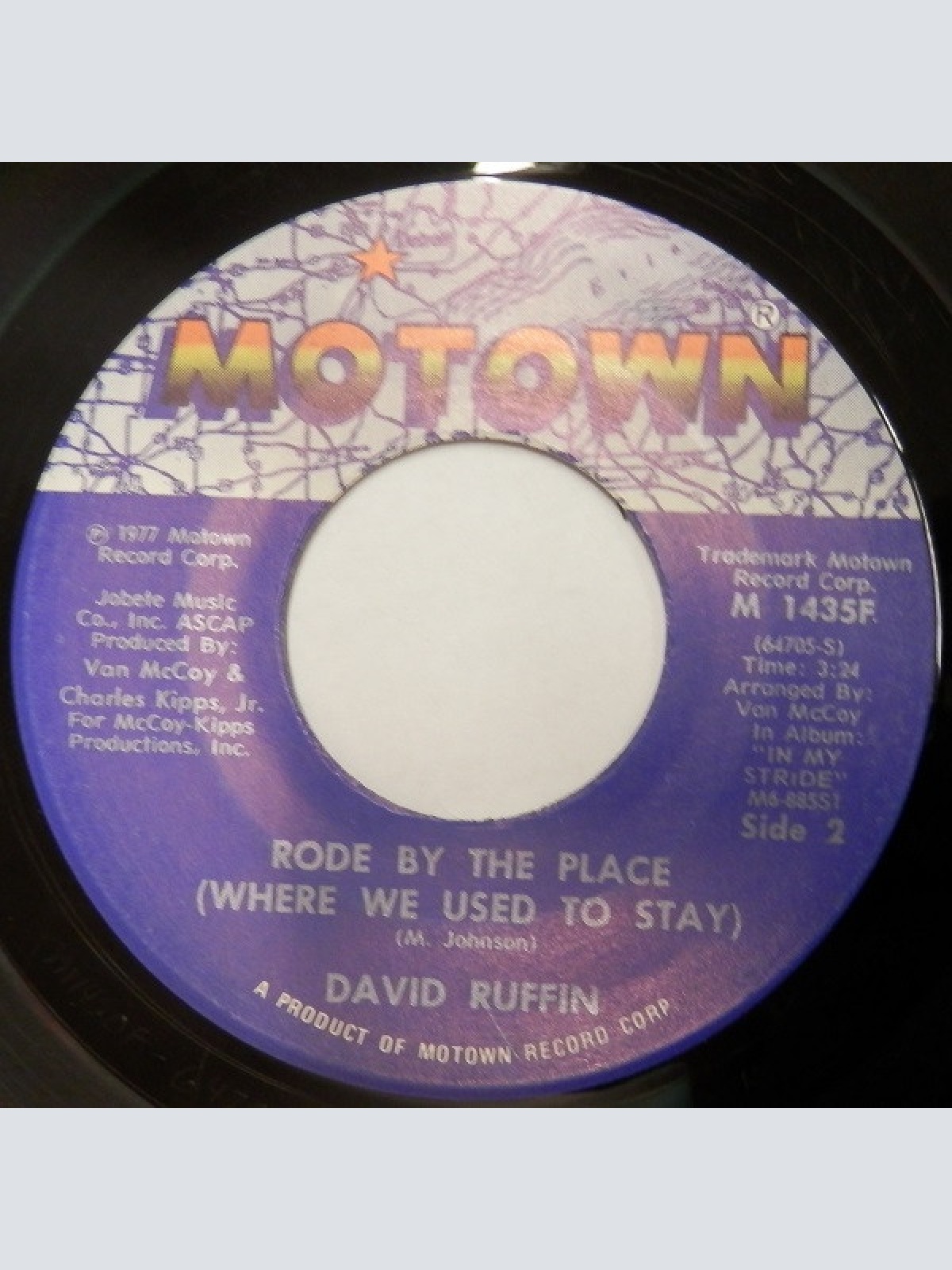 Vinyl / David Ruffin - You're My Peace Of Mind
