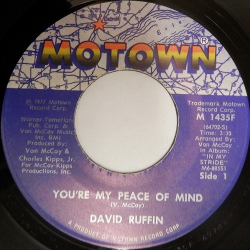 Vinyl / David Ruffin - You're My Peace Of Mind