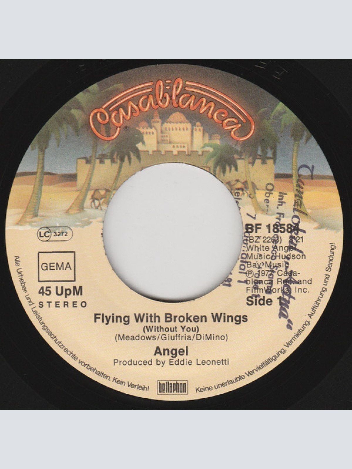 Vinyl / Angel (24) - Flying With Broken Wings