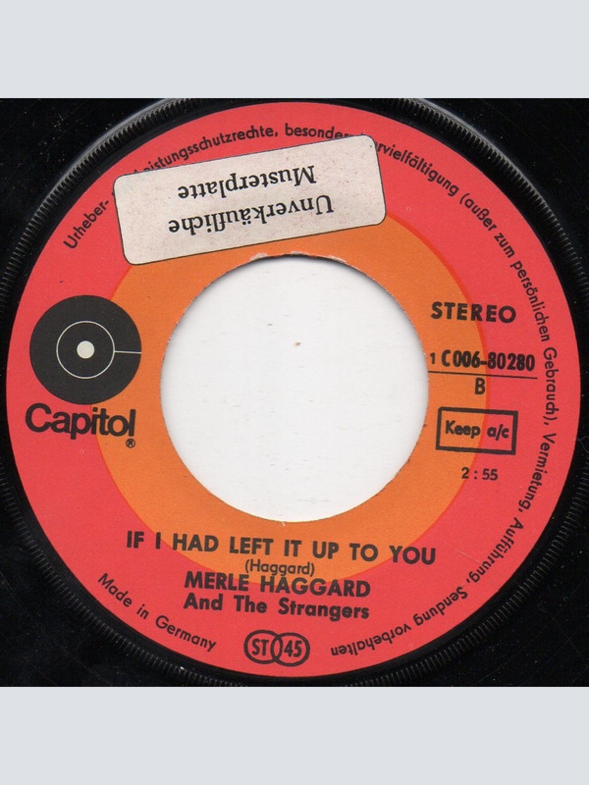 Vinyl / Merle Haggard And The Strangers (5) - Okie From Muskogee