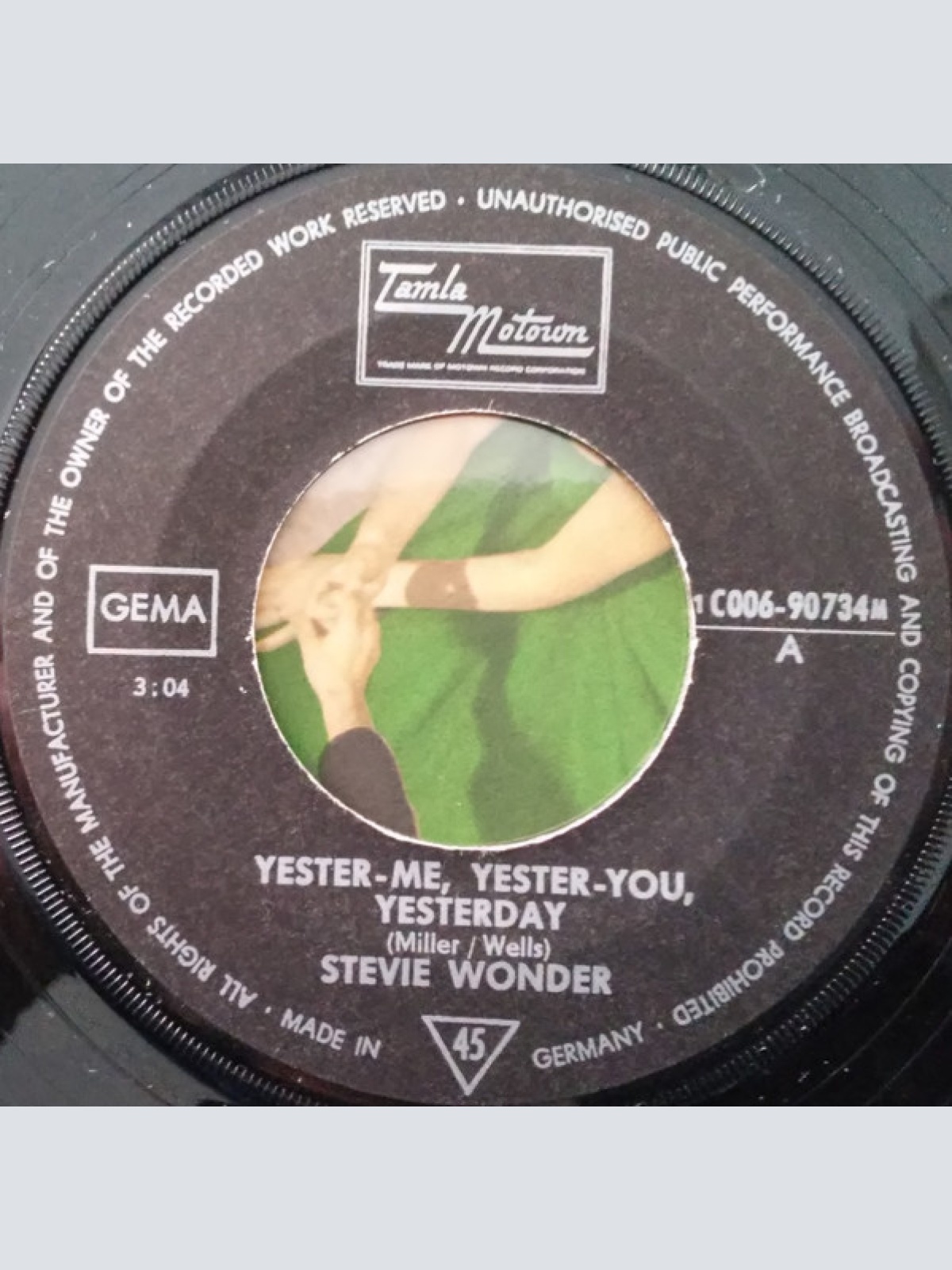 Vinyl / Stevie Wonder - Yester-Me, Yester-You, Yesterday / I'd Be A Fool Right Now