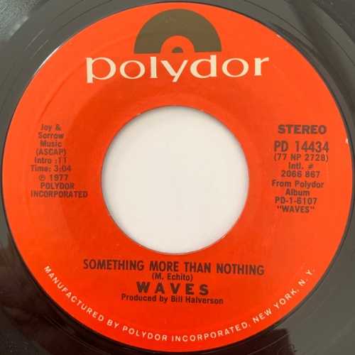 Vinyl / Waves (11) - Something More Than Nothing