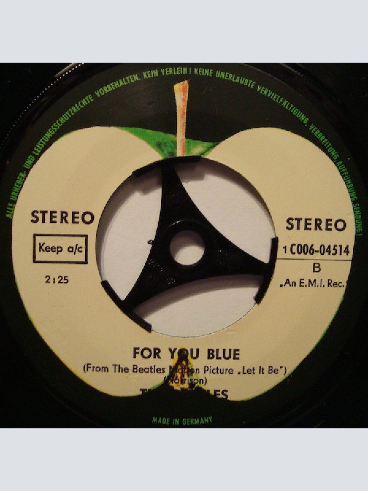 Vinyl / The Beatles - The Long And Winding Road / For You Blue